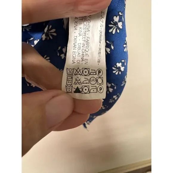 ZARA Patchwork Bandana Print Pleated Skirt Mini Dress w/ Necktie, Sz M - Picture 12 of 12